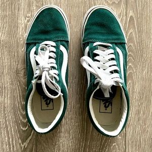 Green Pig Suede Old Skool Vans Womens 7.5